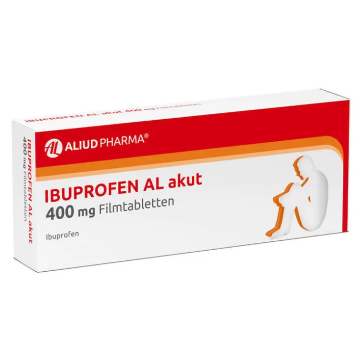 IBUPROFEN AL akut 400 mg Filmtabletten, 10 St