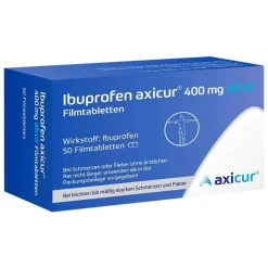 Ibuprofen axicur® 400 mg akut Filmtabletten, 50 St