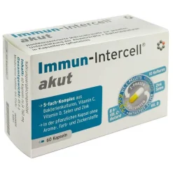 Immun Intercell akut Hartkapseln mit magensaftresistent überzogene Pell., 60 St