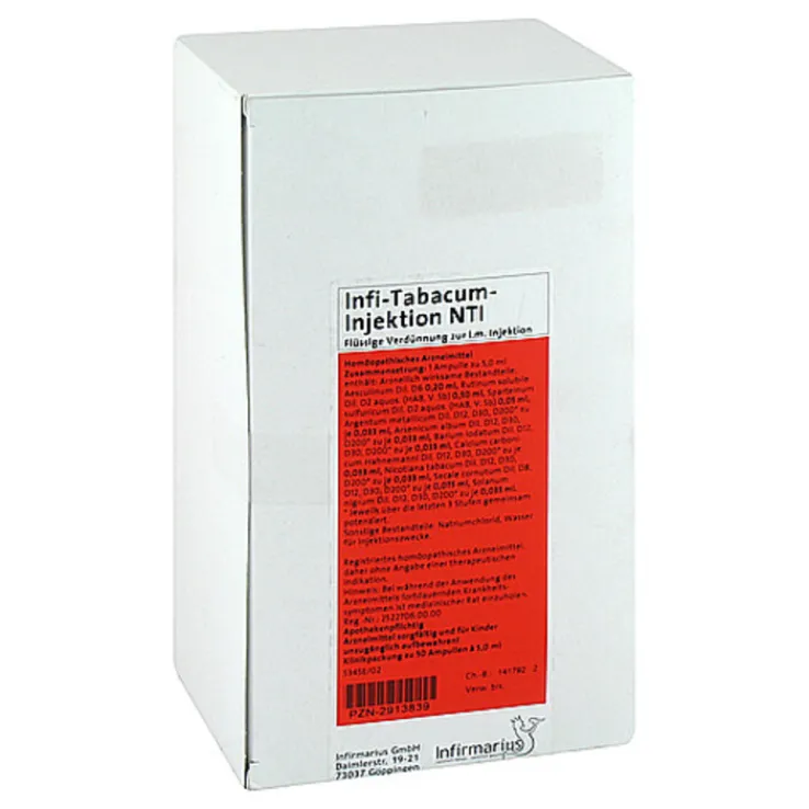 INFI Tabacum Injektion Nti Ampullen, 50X5 ml