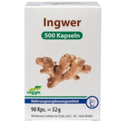 Ingwer 500 Kapseln, 90 St