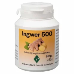 Ingwer 500 Kapseln, 90 St