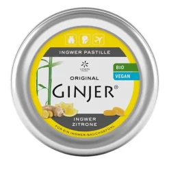 Ingwer Ginjer Zitrone Pastillen, 40 g