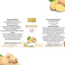 Ingwer-Zink Tropfen, 30 ml