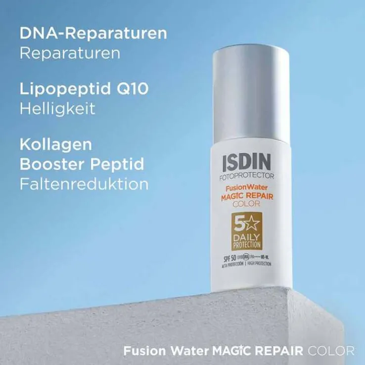 ISDIN Fotoprotector Fusion Water Magic Repair Color, 50 ml