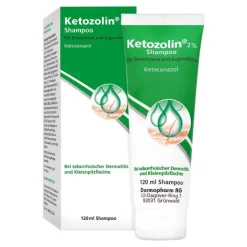 Ketozolin 2 % Shampoo, 120 ml
