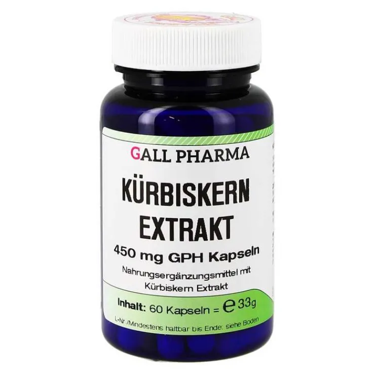 Kürbiskern Extrakt 450 mg GPH Kapseln, 60 St