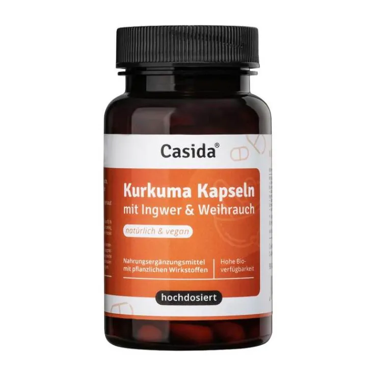 Kurkuma + Ingwer + Weihrauch Kapseln hochdosiert, 90 St