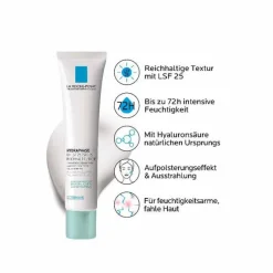 La Roche Posay Hydraphase HA UV Creme reichhaltig LSF 25, 40 ml