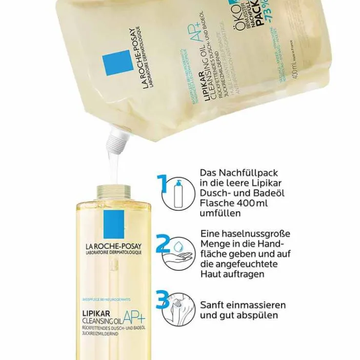 La Roche-Posay Lipikar Dusch- und Badeöl AP + , 400 ml
