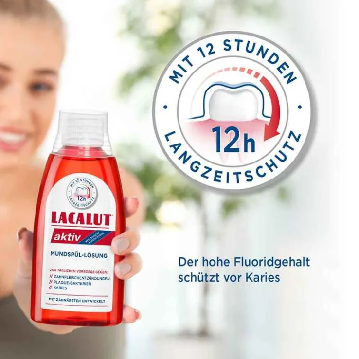 Lacalut aktiv Mundspüllösung, 300 ml