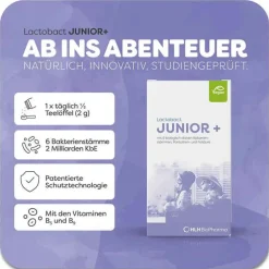 Lactobact Junior + 90-Tage-Packung Beutel, 90X2 g