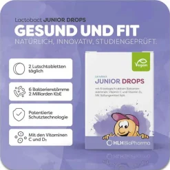 Lactobact Junior Drops Lutschtabletten, 180 St