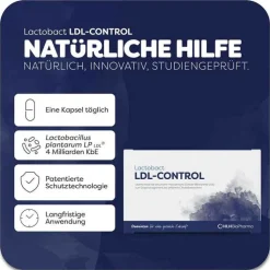 Lactobact LDL Cholesterin Control magensaftresistente Kapseln, 30 St