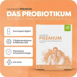 Lactobact Premium magensaftresistente Kapseln, 10 St