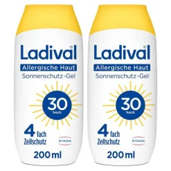 Ladival allergische Haut Sonnenschutz-Gel LSF 30 , 2x200 ml