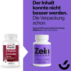 L-Arginin & L-Citrullin 500 mg Kapseln, 90 St