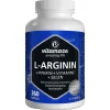 L-Arginin 750 mg hochdosiert + Piperin + Vitamine Kapseln, 360 St