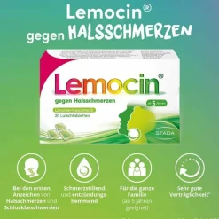 Lemocin® gegen Halsschmerzen , 50 St