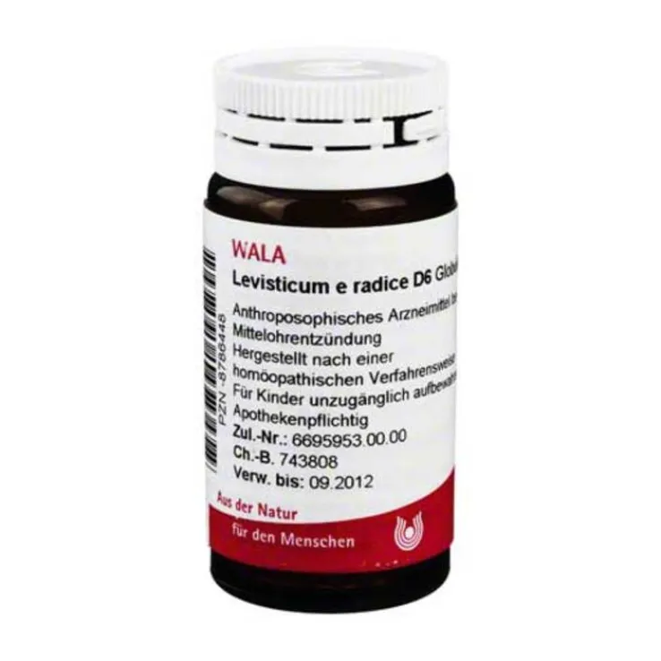 Levisticum E Radice D 6 Globuli, 20 g
