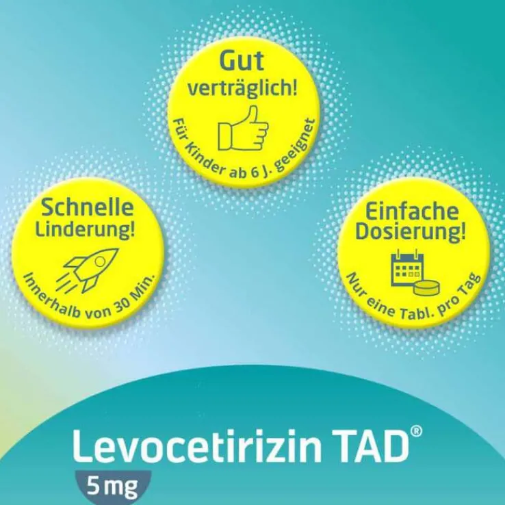 Levocetirizin TAD® 5 mg Filmtabletten, 20 St