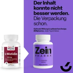L-Histidin 500 mg Kapseln, 60 St