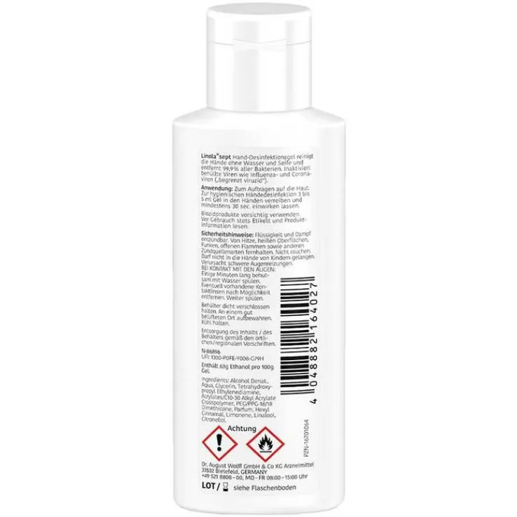 Linola Sept Hand-Desinfektionsgel, 45 ml