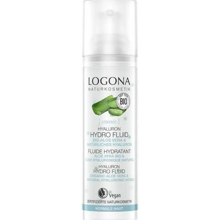 Logona Classic Hyaluron Hydro Fluid Bio-Aloe Vera & Hyaluron, 30 ml