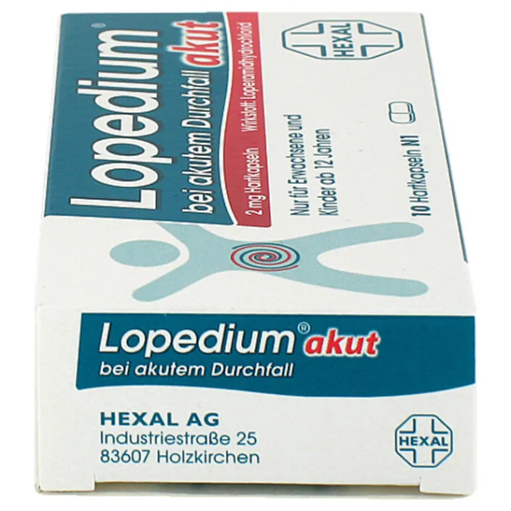 Lopedium akut bei akutem Durchfall Hartkapseln, 10 St