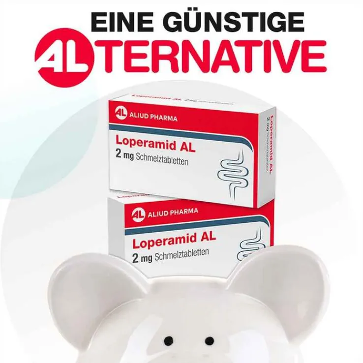 Loperamid AL 2 mg Schmelztabletten, 12 St