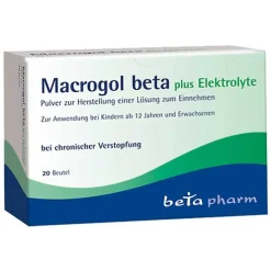 Macrogol beta plus Elektrolyte Pulver, 20 St