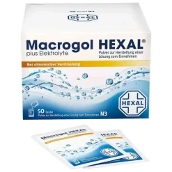 Macrogol HEXAL plus Elektrolyte Pulver, 50 St