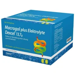 Macrogol plus Elektrolyte Dexcel 13,7 g Ple, 50 St