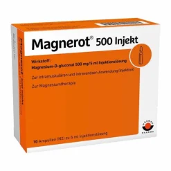 Magnerot 500 Injekt Ampullen, 10X5 ml