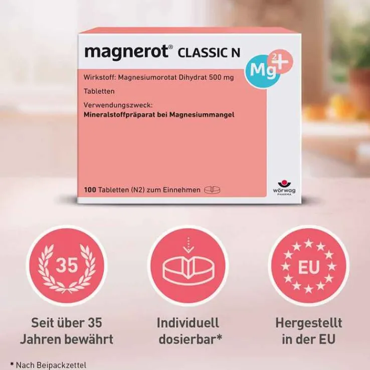 magnerot® CLASSIC N Magnesium Tabletten, 50 St