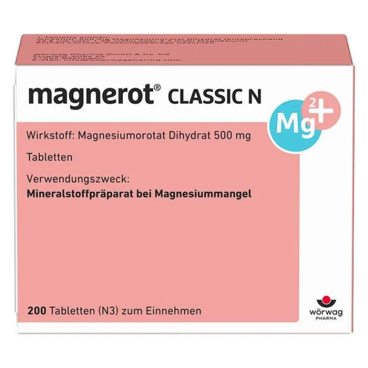 magnerot® CLASSIC N Magnesium Tabletten, 200 St
