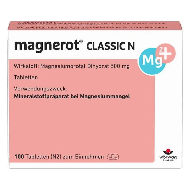 magnerot® CLASSIC N Magnesium Tabletten, 100 St