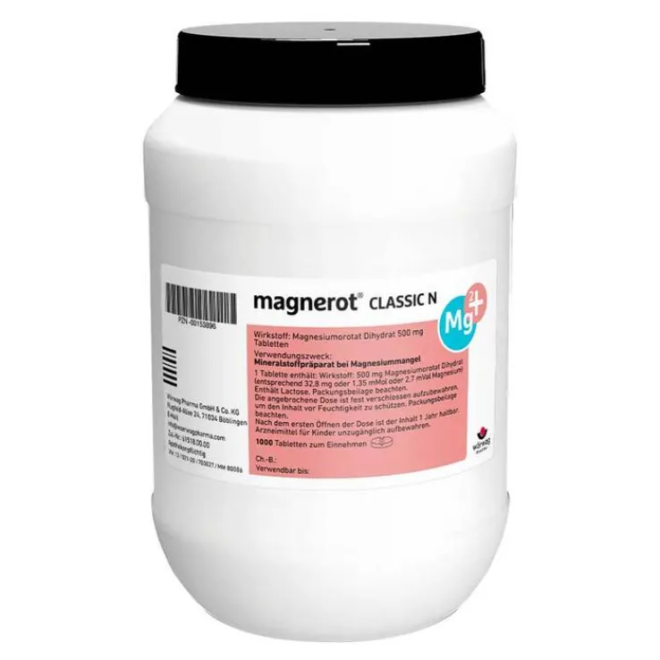 magnerot® CLASSIC N Magnesium Tabletten, 1000 St