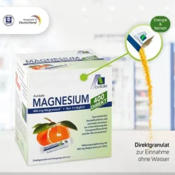 Magnesium 400 direkt Orange Portionssticks, 20X2.1 g