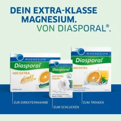 Magnesium Diasporal 400 Extra Kapseln, 20 St
