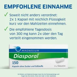 MAGNESIUM Diasporal® 150 Kapseln, 50 St
