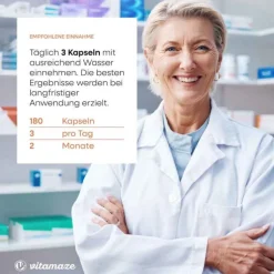 Magnesiumcitrat 360 mg vegan Kapseln, 180 St