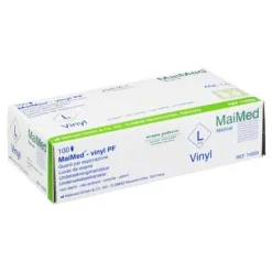 Maimed Handschuhe Vinyl puderfrei unsteril groß, 100 St