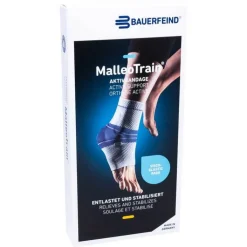 Malleotrain Sprunggelenkbandage Größe 5 links schwarz , 1 St