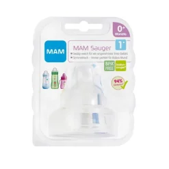 Mam Sauger Größe 1 0 + Monate Silikon, 2 St