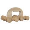Massageroller Holz mit Bügel + 8 Achsen, 1 St