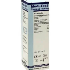 Medi Test Glucose / Keton Teststreifen, 50 St