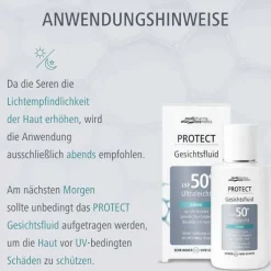 Medipharma cosmetics Protect Gesichtsfluid LSF 50 + , 50 ml