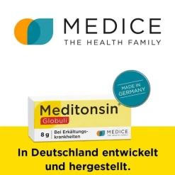 Meditonsin Globuli bei Erkältung, 8 g