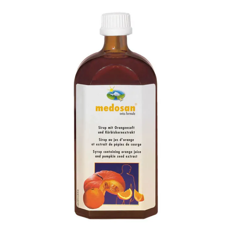 Medosan Orangensaft- und Kürbiskernextrakt Sirup, 250 ml